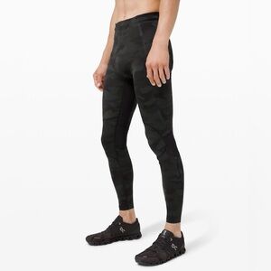 Lululemon Surge Tight 28" Black Camo Small